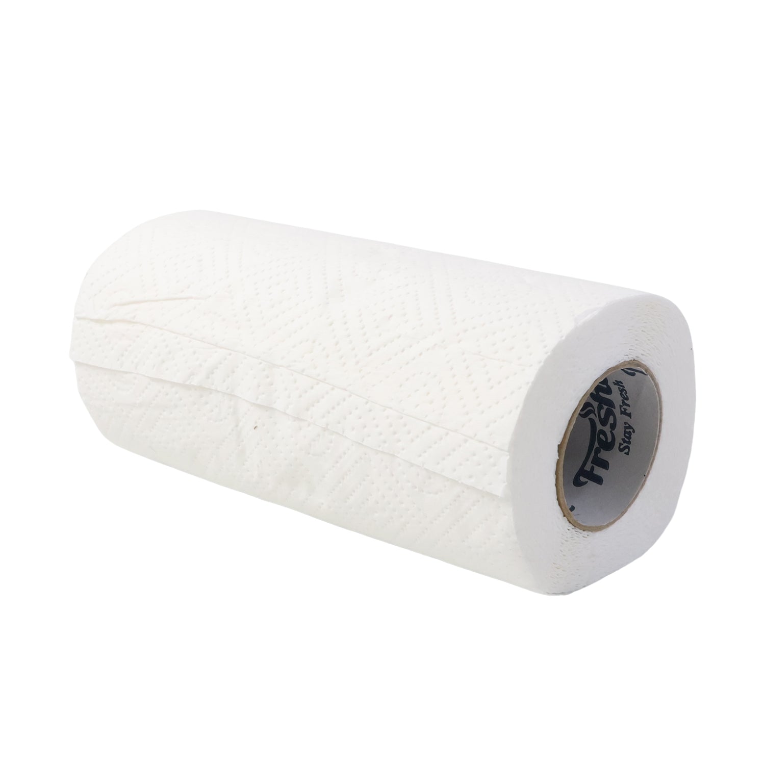 Wukusy Freshee Kitchen Paper Towel Roll with 60 sheets, 21.5 x 22 cm, showing absorbent paper towels for kitchen use