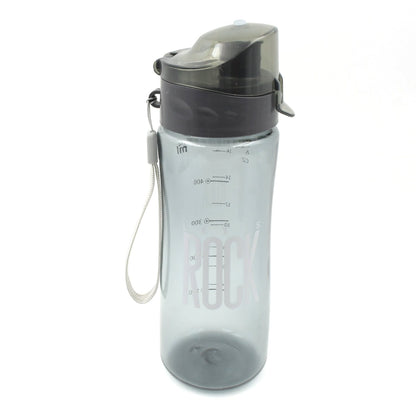 Wukusy 7330 plastic water bottle with carry case, leak-proof, BPA-free for outdoor sports, travel, gym, and daily hydration.