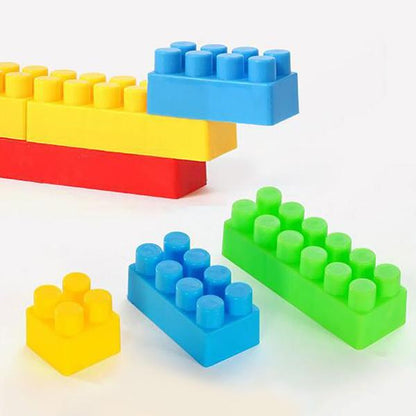 Wukusy small toy block set with colorful packing bag, ideal for kids' gift and fun building game activity.