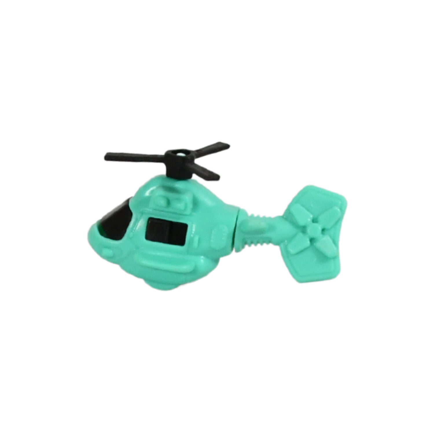 Wukusy 1929 Small DIY helicopter toy for kids with rotating tail and wings, perfect for creative play and building fun.