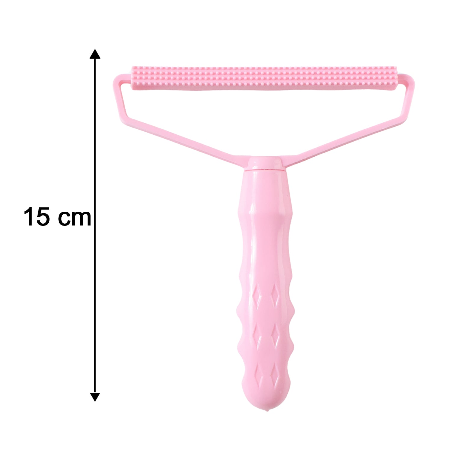 Wukusy reusable lint remover fabric hair remover roller with handle for removing lint and pet hair from clothing and fabrics.