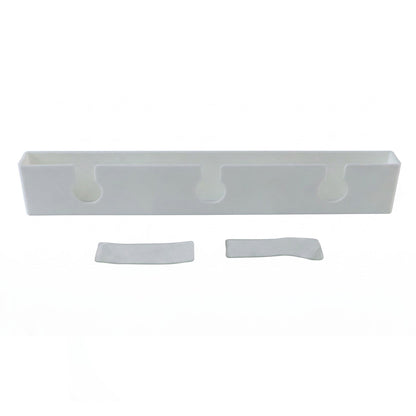 Under Shelf Wine Glass Hanger With 3 Slots For Kitchen Cabinet Storage (1 Piece)