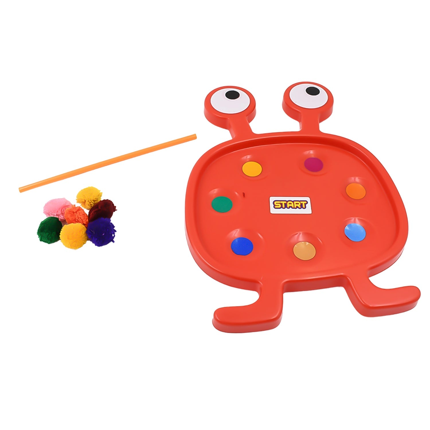 Colorful Fu Fu Monster plastic toy set for kids by Wukusy featuring playful monster figures on a bright background.
