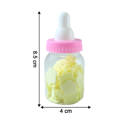 Wukusy portable baby bottle-shaped hand wash soap paper sheets set, compact and convenient for gentle hand cleaning.