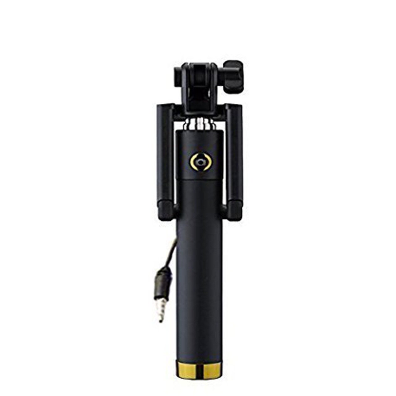 Wukusy 1347 selfie stick with aux wire for smartphones, portable mobile accessory, extending pole for taking selfies and group photos