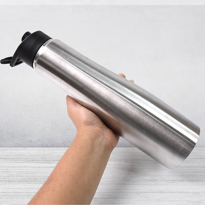 Wukusy stainless steel double wall vacuum-insulated 1000ml water bottle with a sleek, durable design and secure lid.