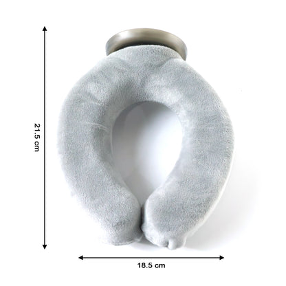 Wukusy multi-purpose U-shaped comfort support pillow showing a soft, supportive cushion ideal for neck and back relief.