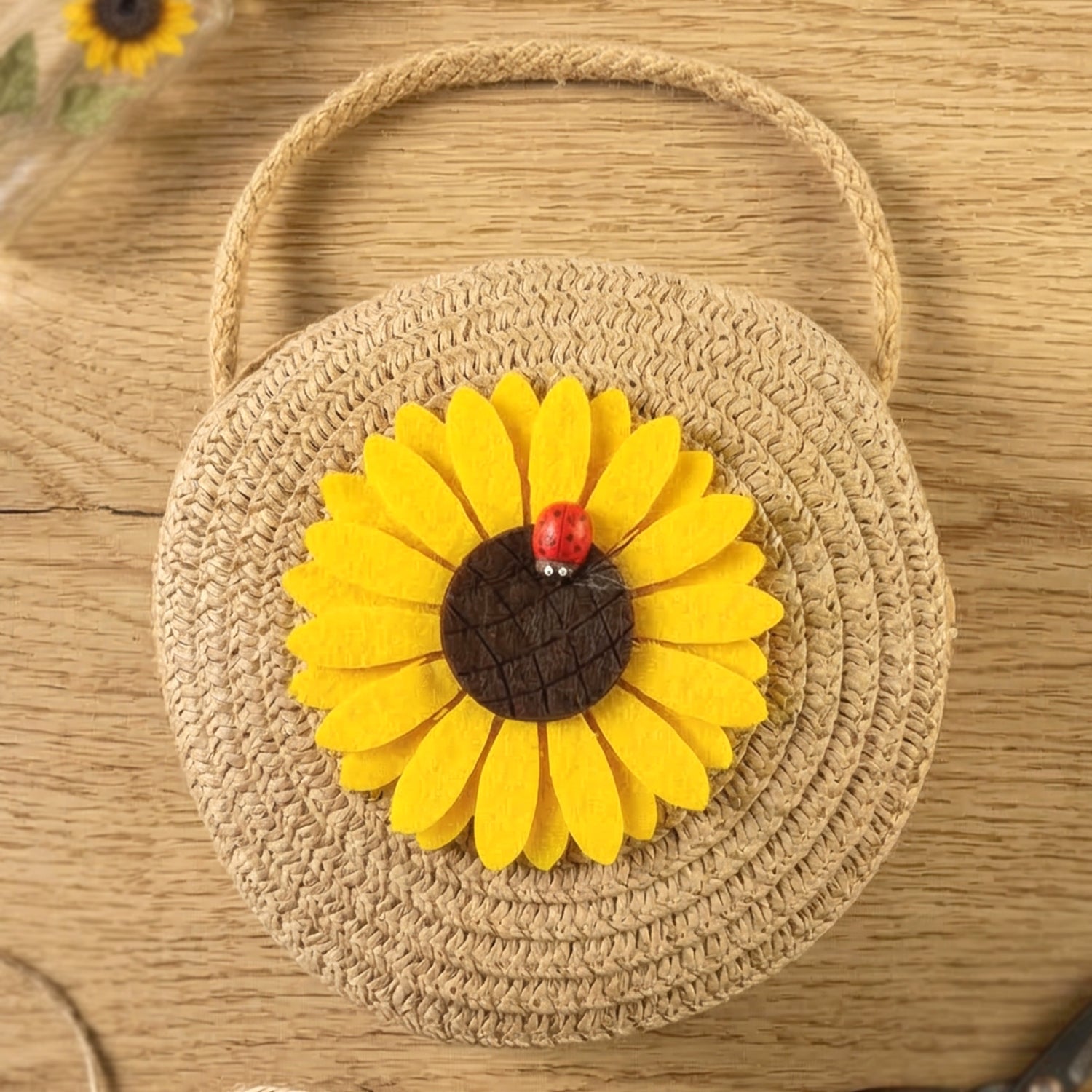 Cute mini round women’s crossbody purse by Wukusy, featuring a compact design with a slim strap and stylish look.