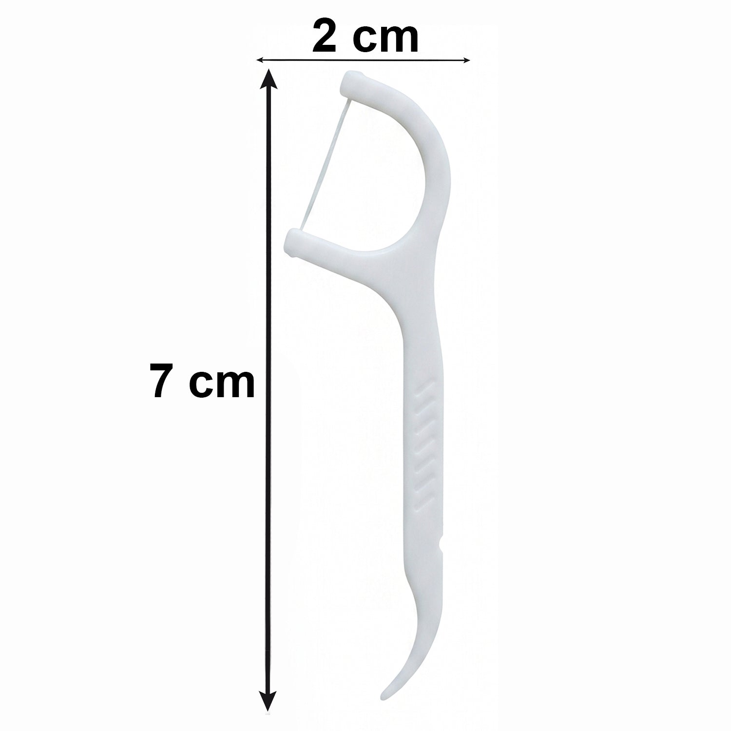 Wukusy 2-in-1 dental floss sticks set with box for teeth cleaning and flossing, featuring ergonomic handles and disposable floss tips.