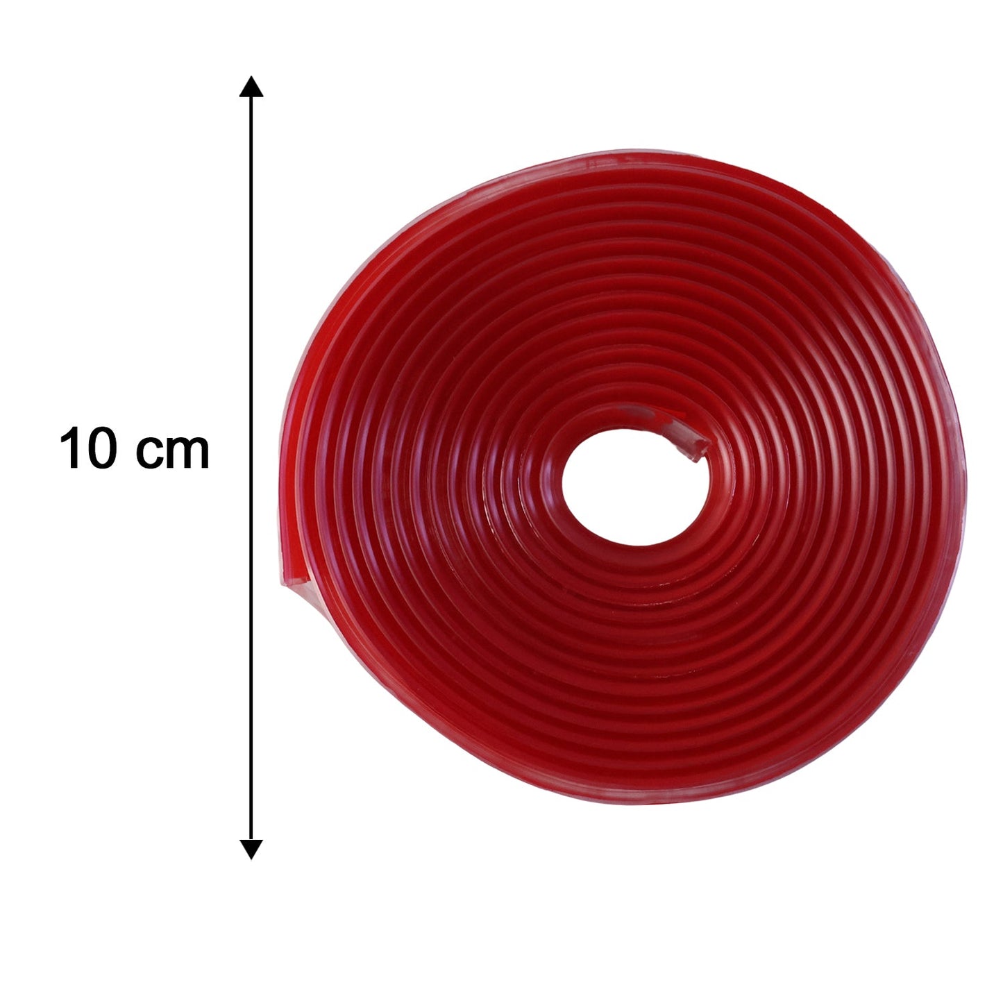Wukusy soft adhesive edge protector strip on furniture corner, 3 meters long, for baby safety and furniture protection.