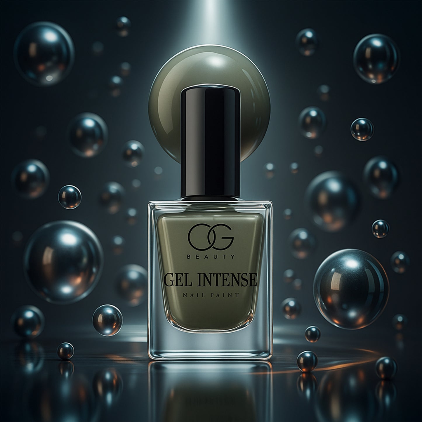 Wukusy Og Beauty Pearl Grey Gel Nail Polish in 10ml bottle, featuring a glossy pearl grey finish for elegant nail design.