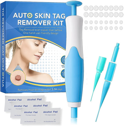 Wukusy Skin Tag Remover Kit 2-in-1 for small to large skin tags, featuring tools for precise removal, in a health and beauty set.