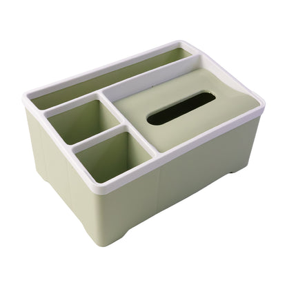 Wukusy multipurpose plastic storage organizer box with multiple compartments for sorting and storing small items.