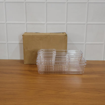 Wukusy 8-in-1 drawer organizer storage tray set with multiple compartments for kitchen or office organization.