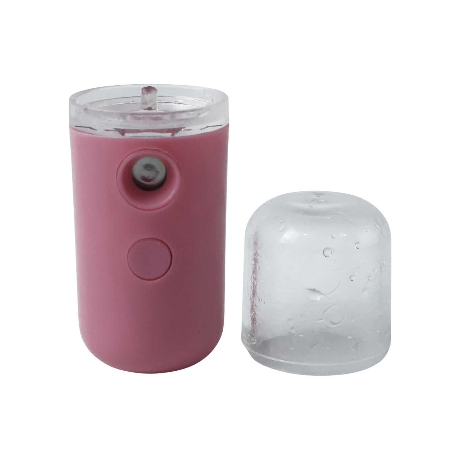 Wukusy mini nano mist sprayer USB rechargeable portable face steamer humidifier with a compact design and spray nozzle visible.