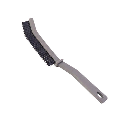 Set of two Wukusy long handle corner cleaning brushes for home improvement, ideal for reaching tight spaces and deep cleaning.