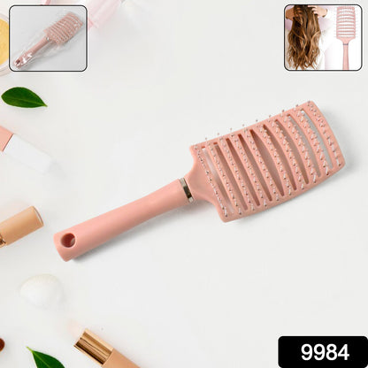 Wukusy massage comb hair brush, 24 cm, designed for scalp relaxation and gentle hair detangling, shown in the image.