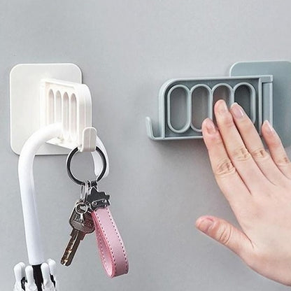 Wukusy single door hook for bathroom, kitchen, or bedroom cubicle, mounted on a door for hanging towels or accessories