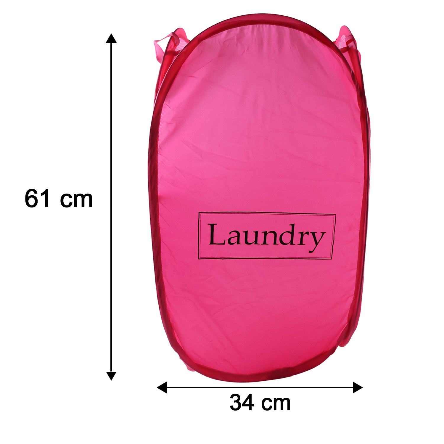 Foldable Wukusy laundry basket made of fabric mesh, 60x36cm, used for clothes storage and hamper organization.