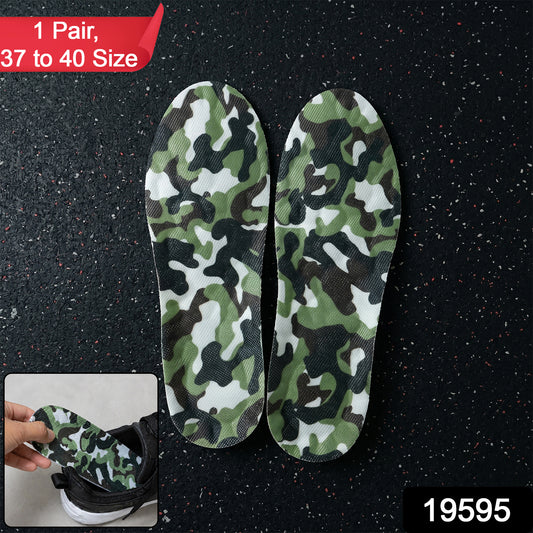 Wukusy Comfort Fit Shoe Insole Cushion Pads, pair for size 37-40, with soft cushioning and supportive design for added comfort.