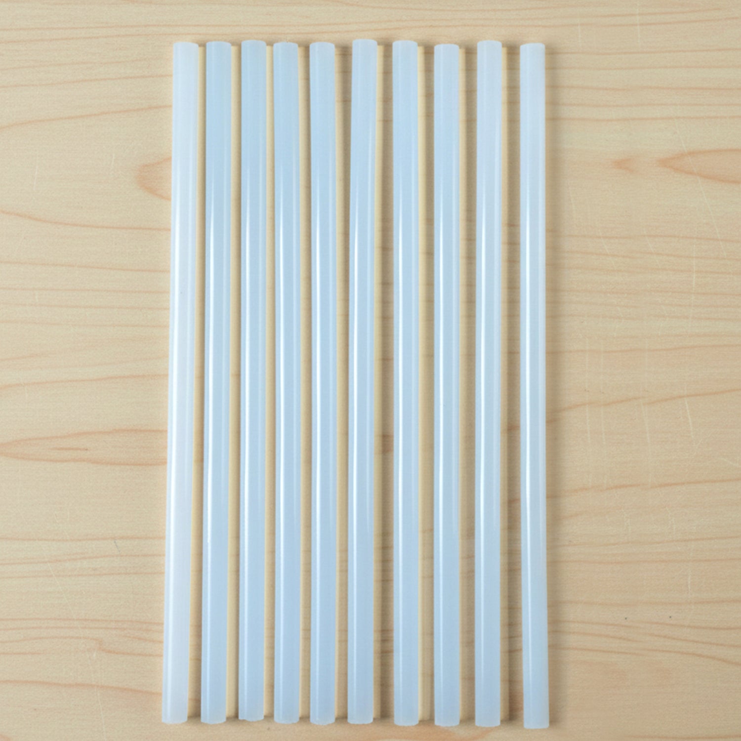 Set of 10 Wukusy heavy duty hot melt glue sticks, 29 cm long, suitable for strong adhesive bonding in crafts and repairs.