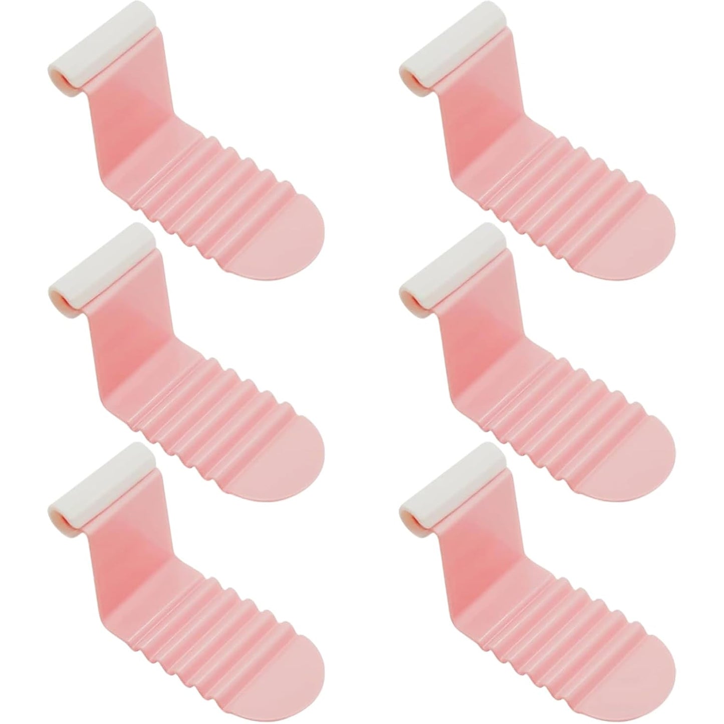 Set of six Wukusy universal bed sheet holder clips for securing sheets, ideal for home improvement and bedding adjustments.
