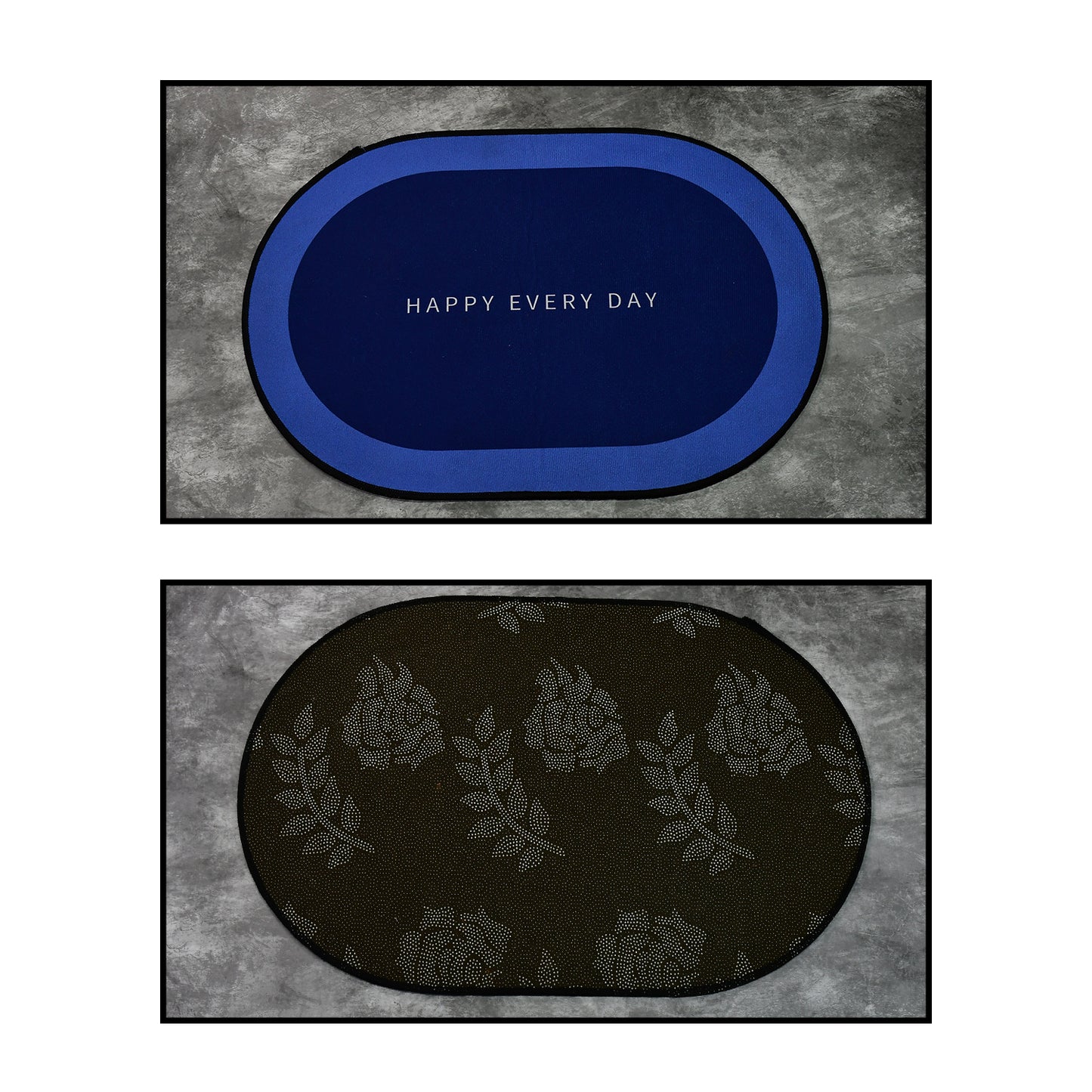 Wukusy 4988 super absorbent bath mat with soft, slip-resistant surface, instant drying, and plush fabric for bathroom comfort.