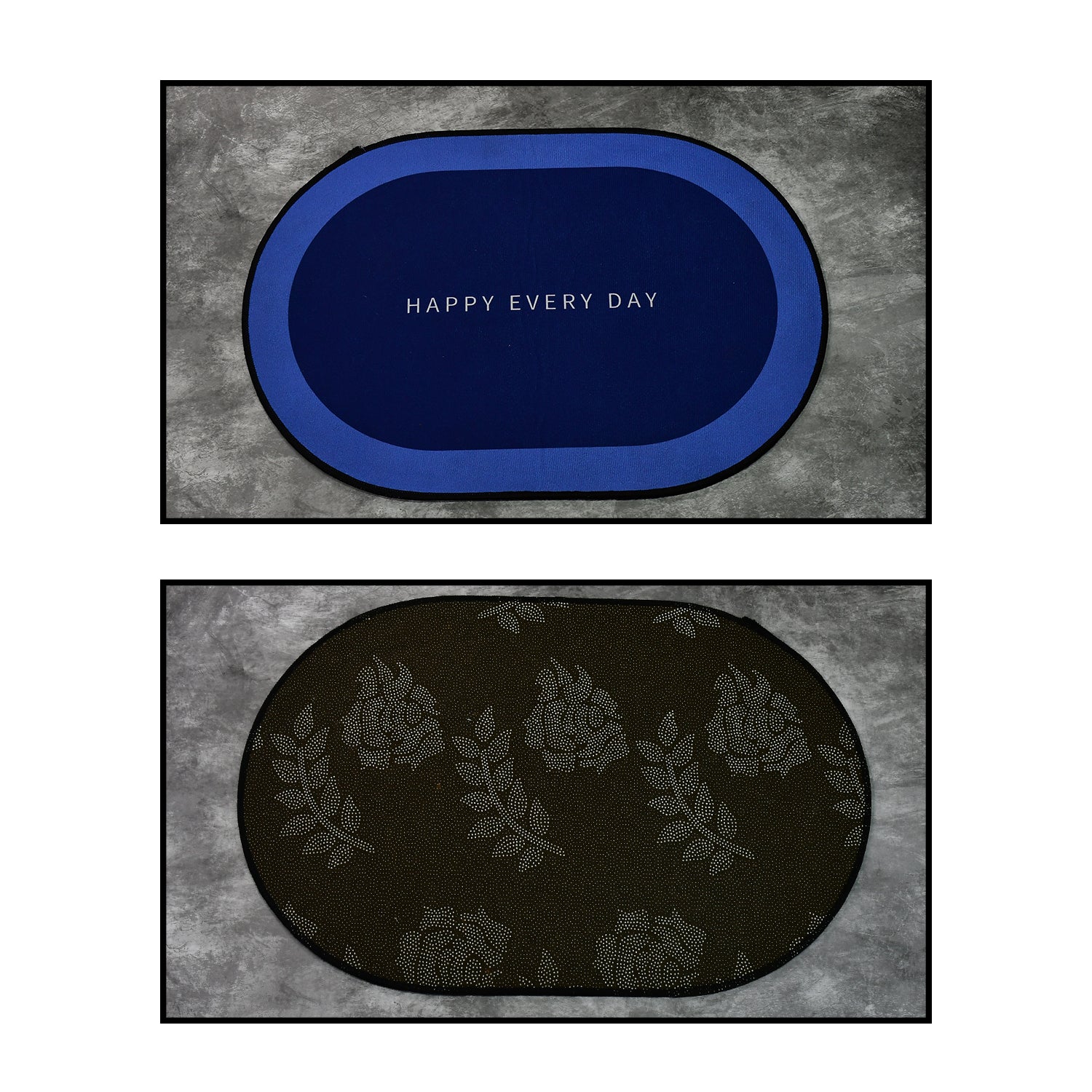 Wukusy 4988 super absorbent bath mat with soft, slip-resistant surface, instant drying, and plush fabric for bathroom comfort.