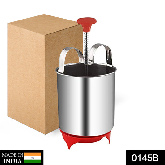 Wukusy stainless steel medu vada and donut maker, a kitchen tool for shaping crispy, evenly formed vadas and donuts.