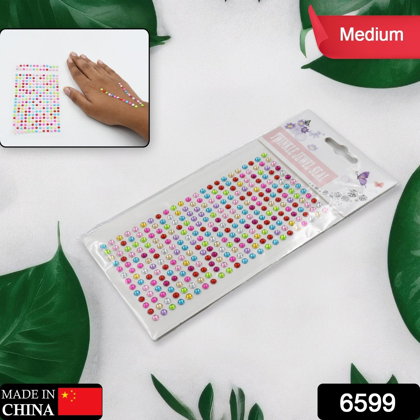 Wukusy self-adhesive shiny crystal stones in various shapes for art, craft, jewelry making, and mobile phone decoration projects