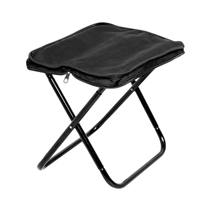 Wukusy folding camping stool, portable collapsible seat with sturdy frame, ideal for travel and outdoor activities