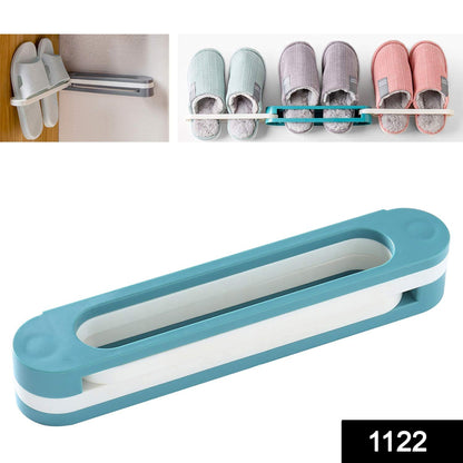 Wukusy 1122 multifunction folding slippershoes hanger organizer rack for home storage and organization of slippers and shoes