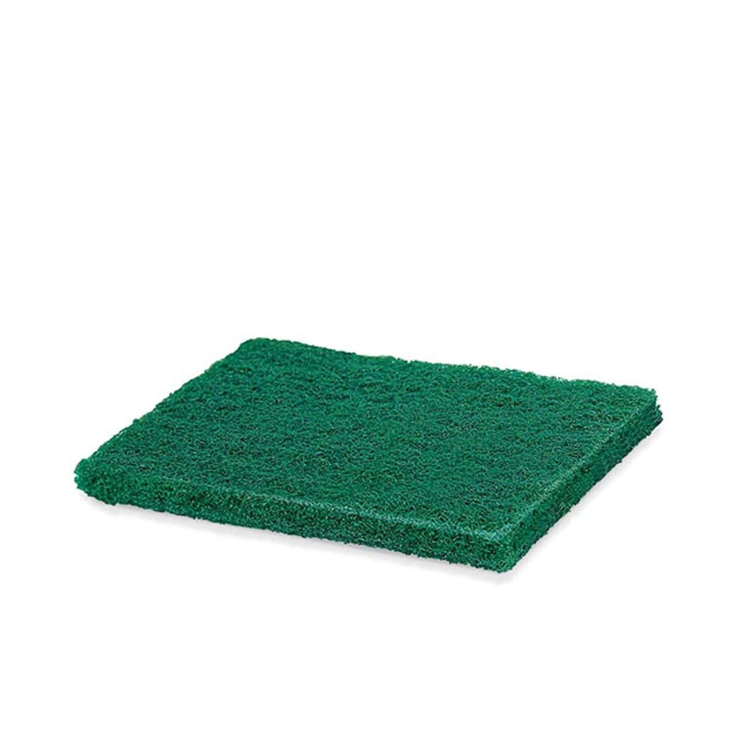 Aqua green Wukusy 3410 scrub sponge cleaning pads, set of 10, for kitchen and household cleaning tasks.
