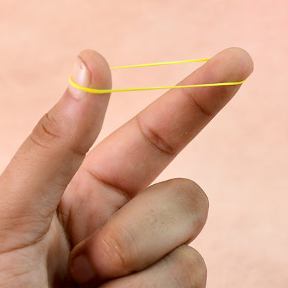 Wukusy premium elastic rubber bands, multipurpose health and beauty bands, approx. 110-120g pack, shown in the image.