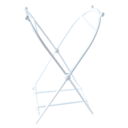 Foldable Wukusy garbage bag holder stand with metal frame and adjustable support for convenient waste disposal.