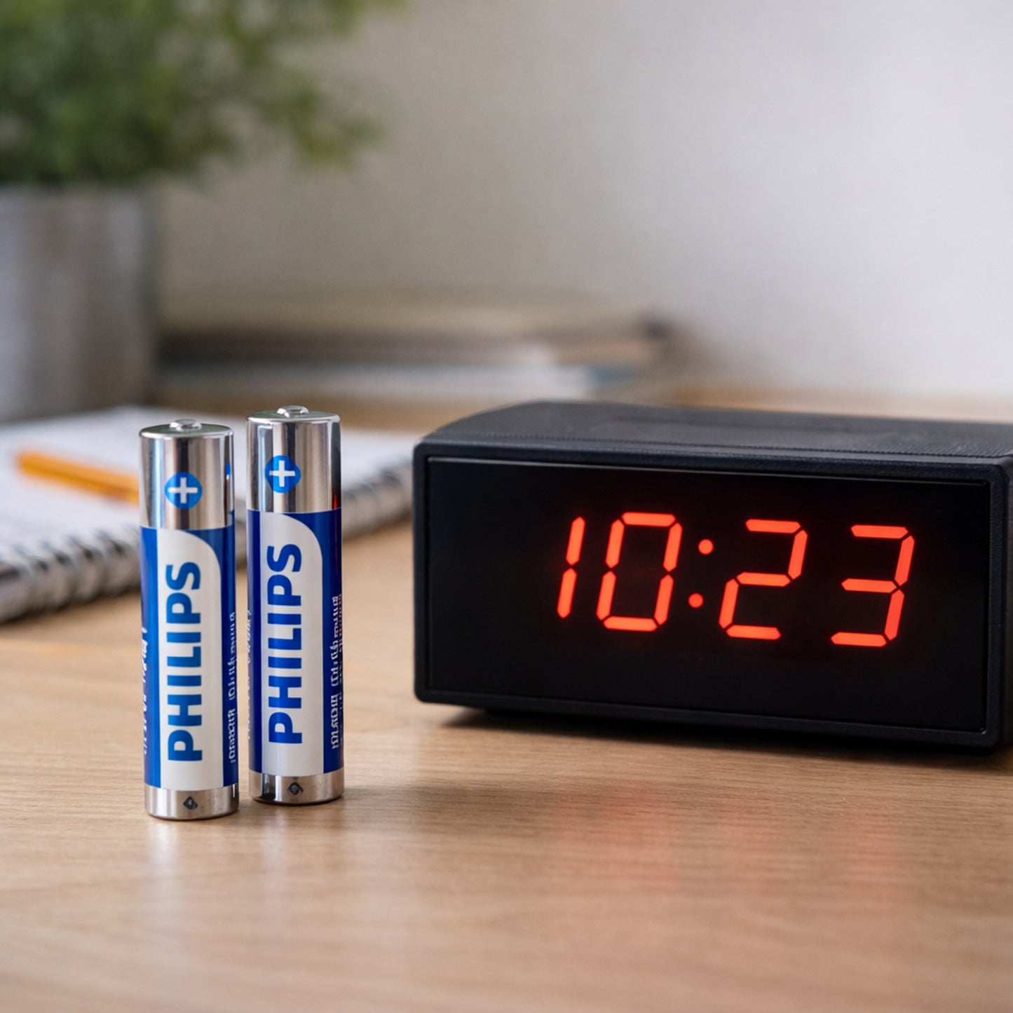 Wukusy AAA Ultra Alkaline Battery, single alkaline battery showing positive and negative terminals on plain background