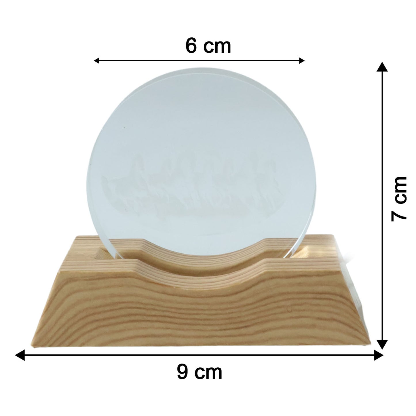 3D crystal LED table lamp by Wukusy featuring intricate geometric design and illuminated base, ideal for modern decor.