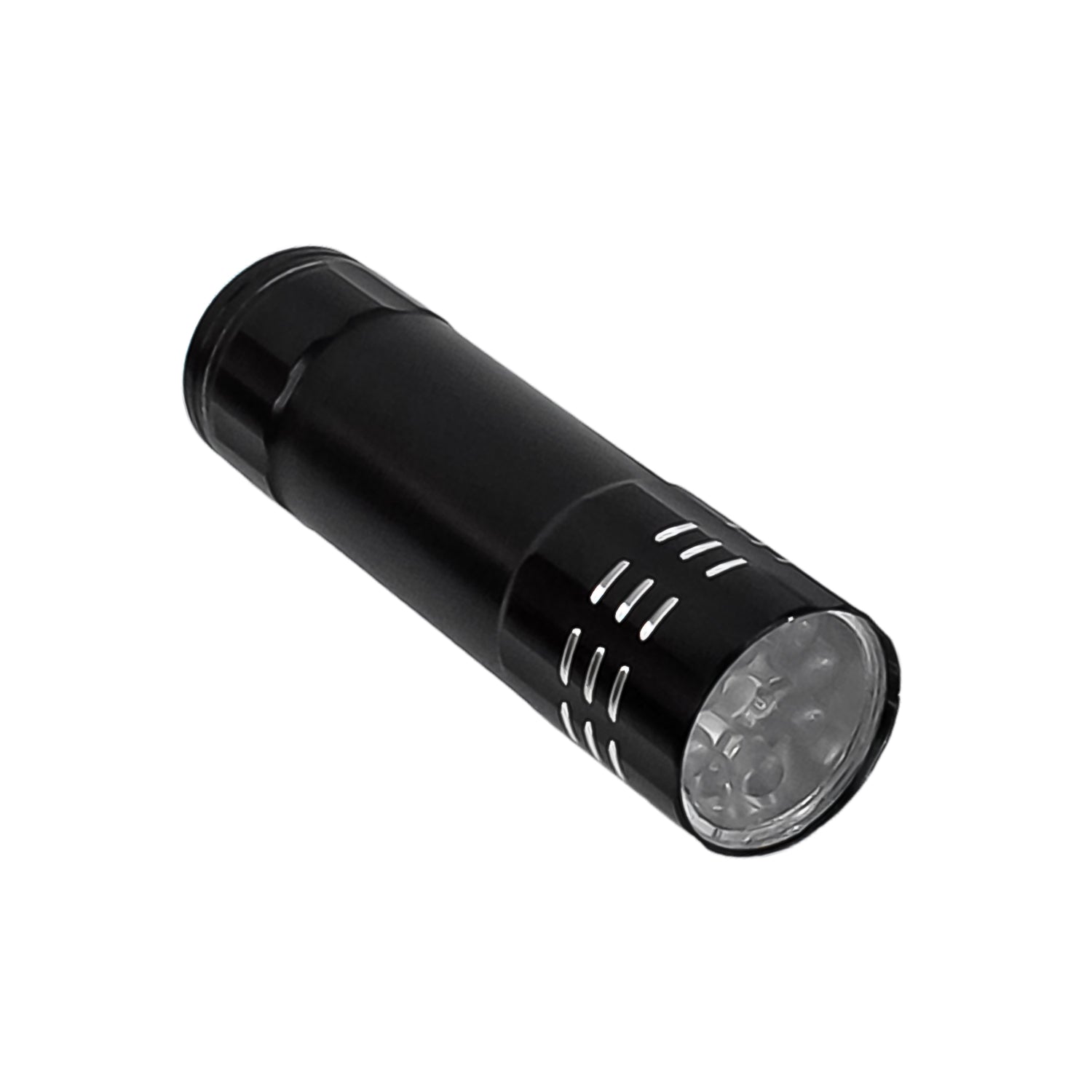 Wukusy portable mini torch with super-bright light, battery-operated, compact travel flashlight with included AAA batteries