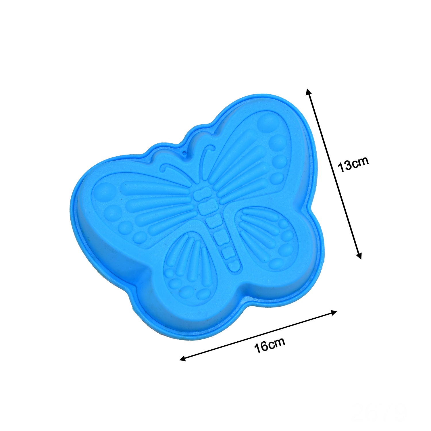 Set of 4 Wukusy butterfly-shaped silicone cake cup liners for baking muffins, cupcakes, soap, biscuits, or chocolates.