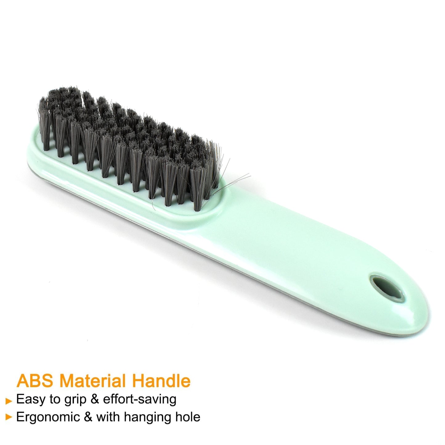 Wukusy small cleaning brush for shoes and clothes, showing a compact brush with bristles designed for dirt removal and surface cleaning.