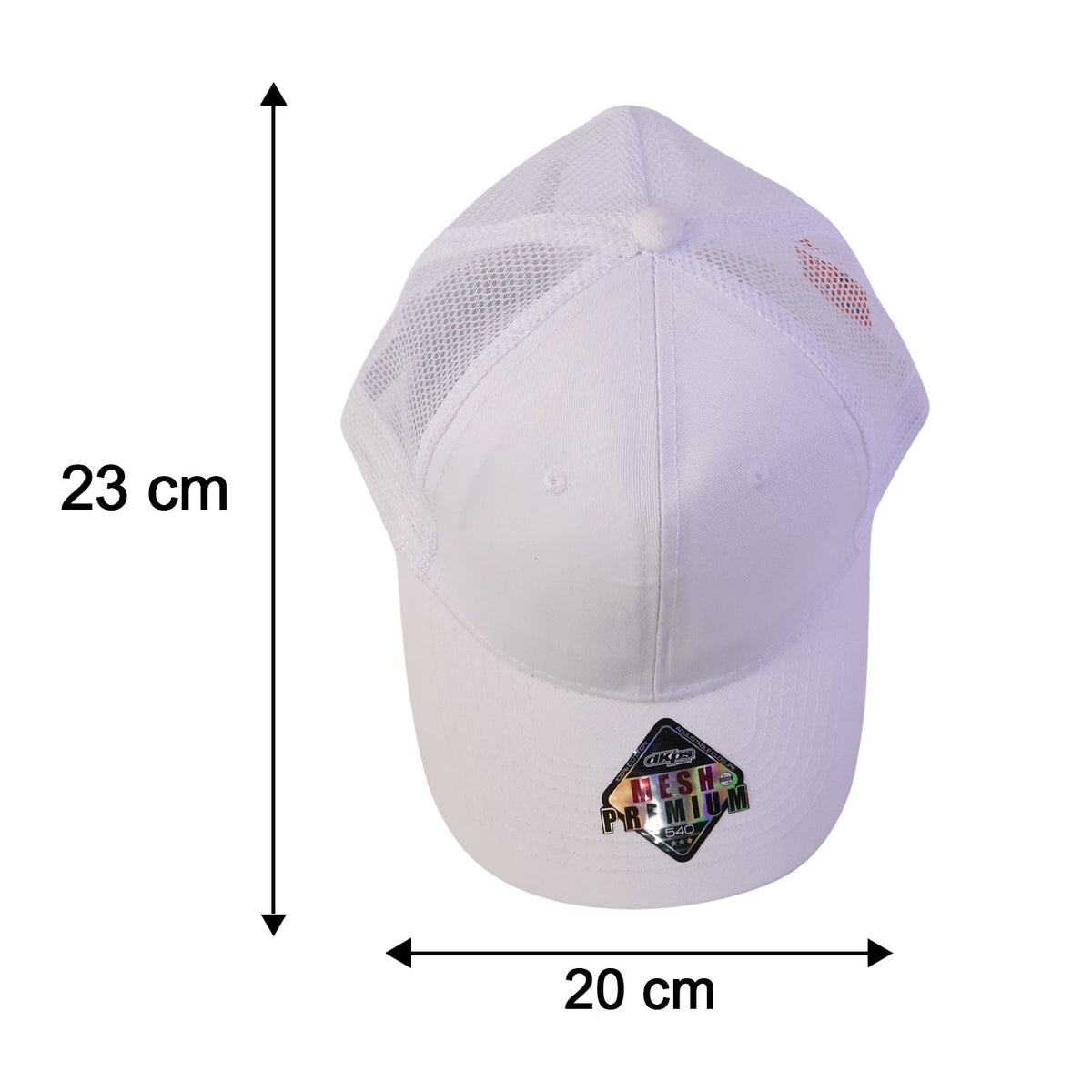 Stylish Plain Mesh Trucker Baseball Cap Breathable For Men And Women (1 Pc)