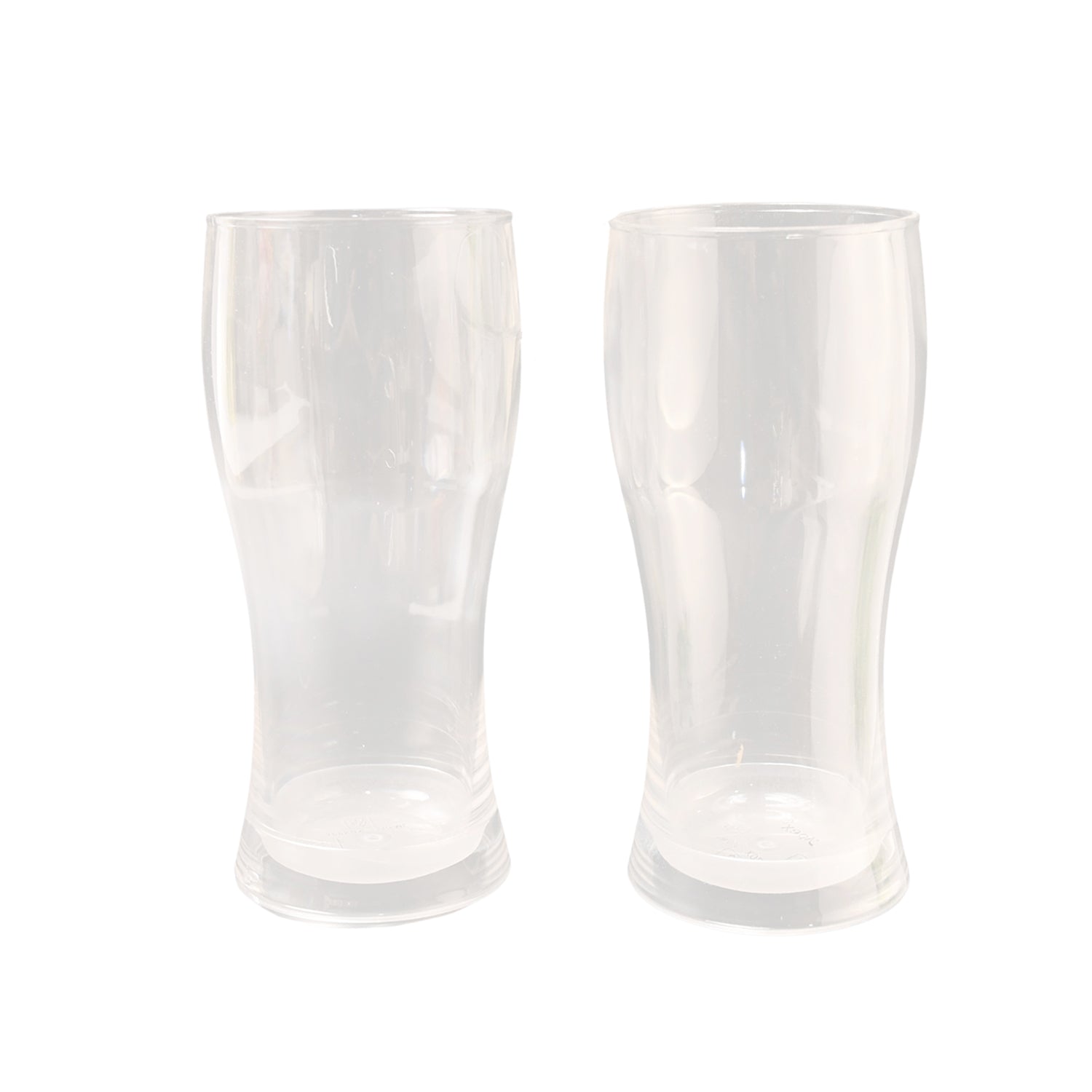 Wukusy Apex Vista unbreakable pitcher glass set, 2-piece, 350ml capacity, clear durable glasses for home and kitchen use