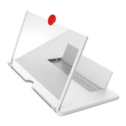 Wukusy 1333 mobile phone video screen magnifier amplifier for eye protection, showing the enlarged screen display and sleek design.