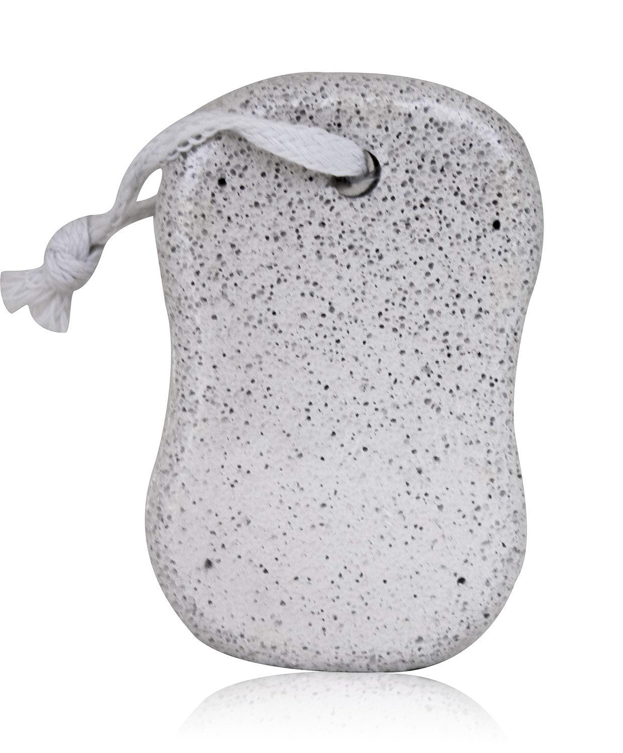 Wukusy oval-shaped stone foot heel scrubber for unisex use, designed for exfoliating and smoothing rough skin on feet.