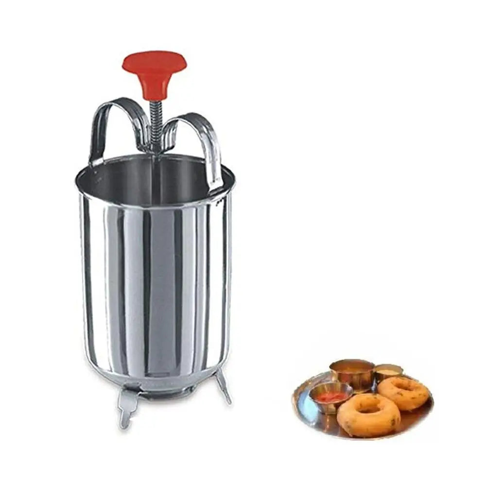 Wukusy stainless steel medu vada and donut maker for shaping crispy, perfectly formed vadas and donuts in the kitchen.