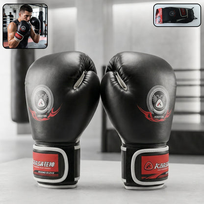 Padded Boxing Gloves  Comfortable  Secure Fit For Training