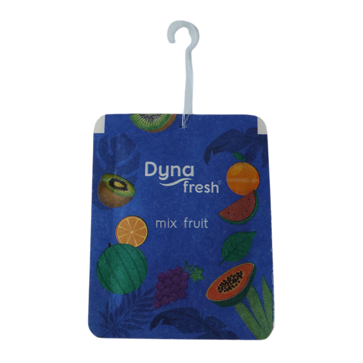 Wukusy mix fruit hanging air freshener gel, 10g, with colorful fruit-shaped design and hanging string for freshening spaces