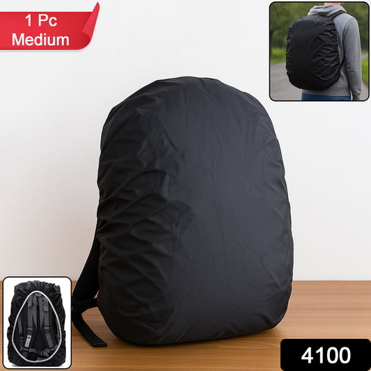 Wukusy 4100 heavy waterproof nylon rain cover for laptop bags and backpacks, elastic adjustable, dustproof, protects against rain and dust.