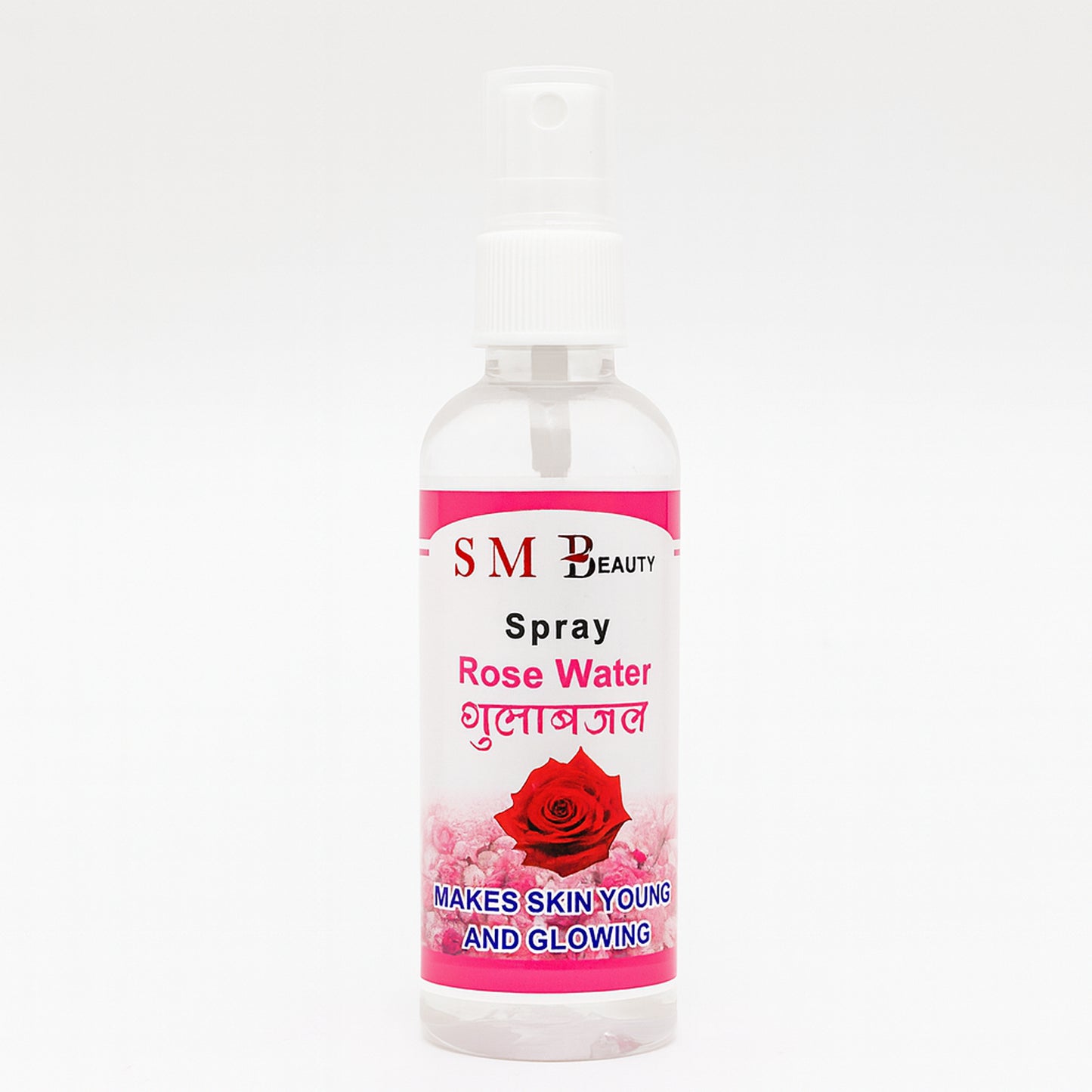 Wukusy Rose Water Spray for face, 100ml, hydrating skin with natural rose water in a spray bottle, health and beauty product.