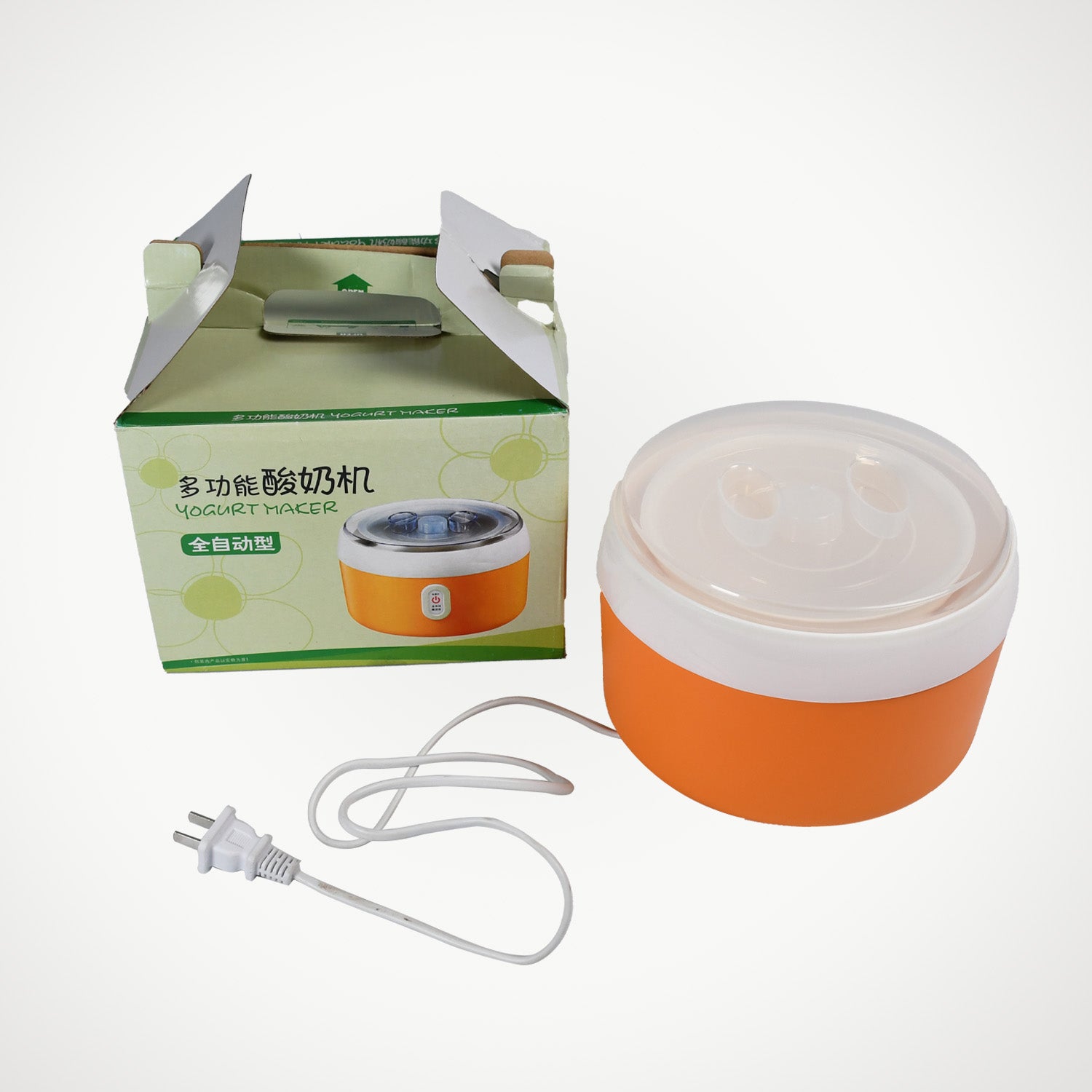 Wukusy 2533d electronic yogurt maker with plastic container, automatic home yogurt machine for fresh homemade yogurt.